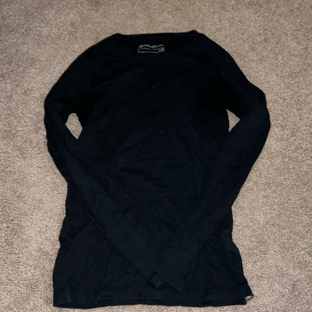 black basic long sleeve